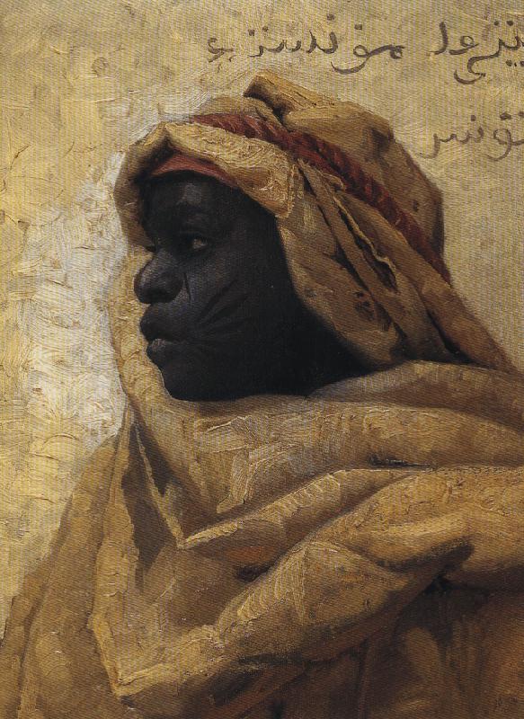 Peder Monsted Portrait of a Nubian china oil painting image